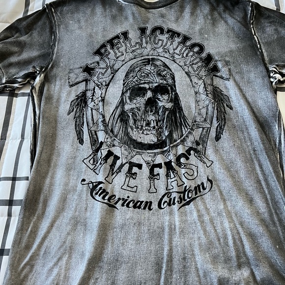 Men’s extra large affliction T-shirt - Picture 3 of 3
